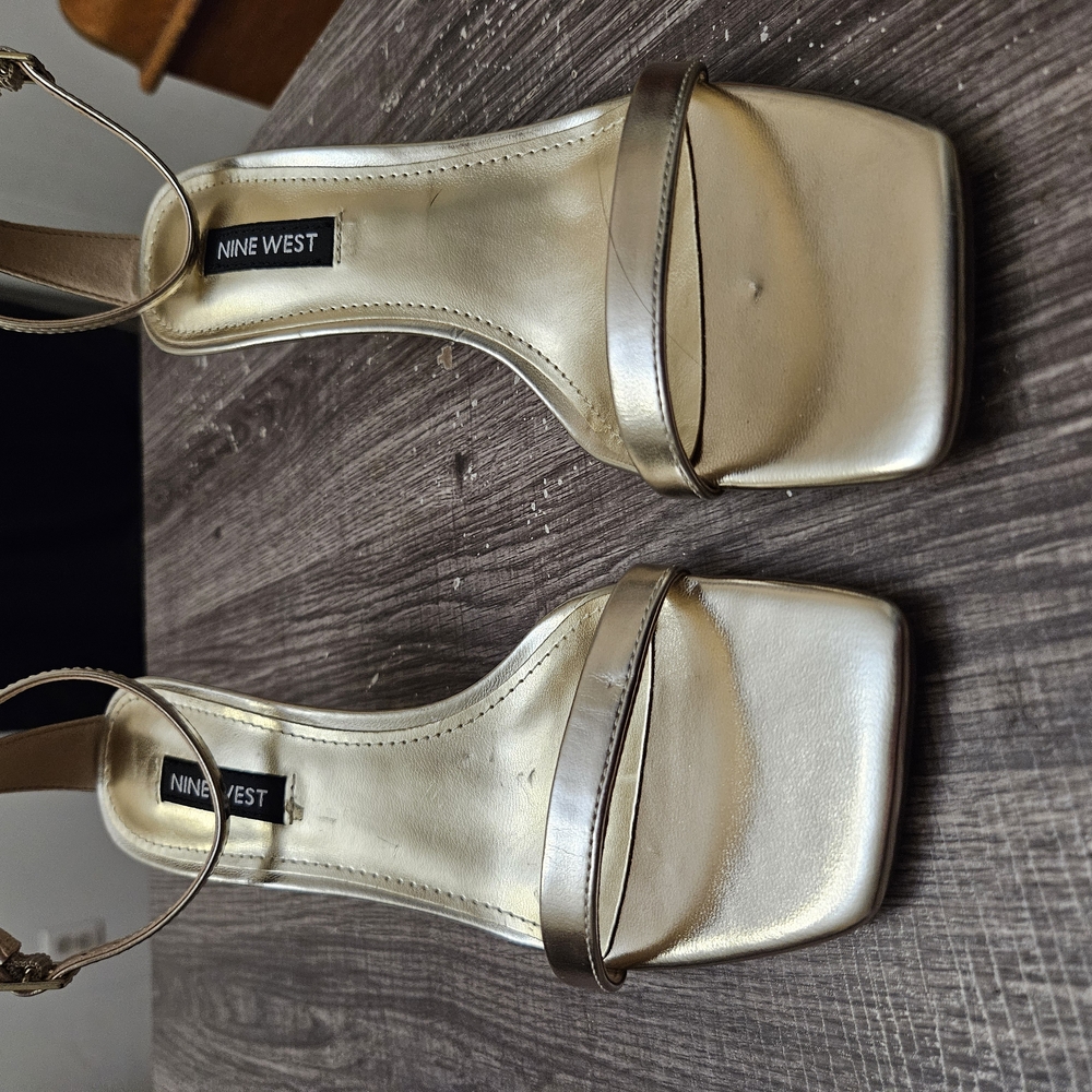 Nine West Gold Women's Sandals